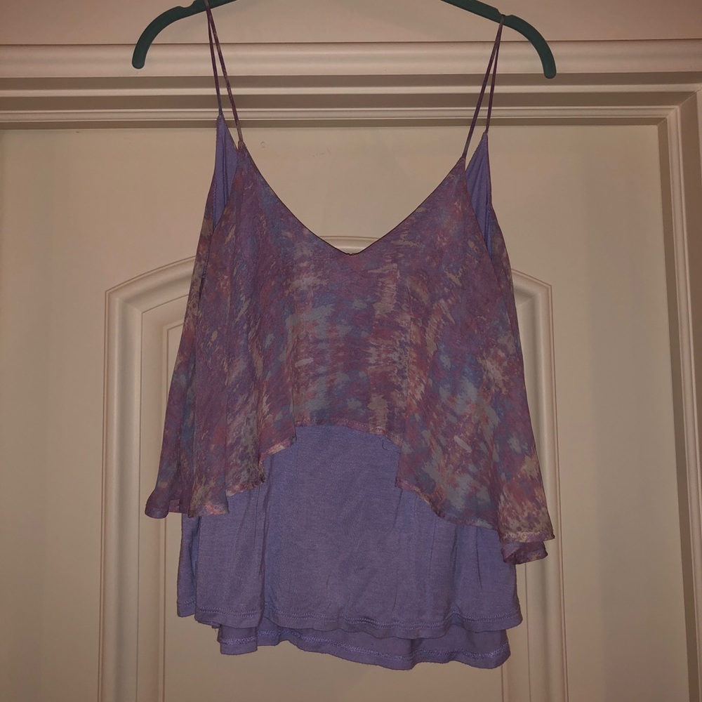 V-Neck Lilac Top